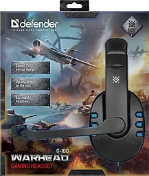 Навушники Defender Warhead G-160 Black-Blue - мініатюра 4