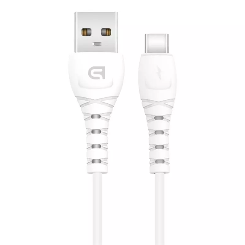 Кабель ArmorStandart USB-A - Type-C 15w 3a 1м cable White (ARM59533) - фото 1
