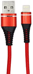Кабель WUW X94 USB-A - Lightning 12w 2.4a 1м cable Red