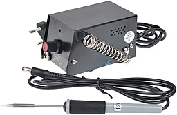 Паяльная станция одноканальная, контактная ZD ZD-927 (паяльник 8Вт, керамический нагреватель, жало D3-2) - миниатюра 5
