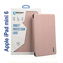 Чехол для планшета BeCover Soft Edge с креплением Apple Pencil для Apple iPad mini 6 2021 Pink (706808) - фото Чехол для планшета BeCover Soft Edge с креплением Apple Pencil для Apple iPad mini 6 2021 Pink (706808)