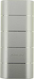 Повербанк Arun Y302S 5000 mAh Silver - фото Повербанк Arun Y302S 5000 mAh Silver
