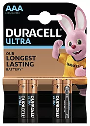 Батарейки Duracell Ultra Power AAA/LR03 BL 4шт