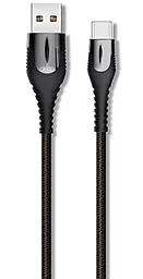 Кабель XO NB138 Led Display USB-A - Type-C 10.5w 1м cable Black - фото Кабель XO NB138 Led Display USB-A - Type-C 10.5w 1м cable Black