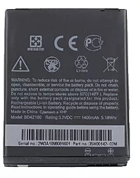Акумулятор HTC MyTouch 4G / BD42100 (1400 mAh)