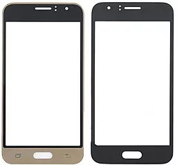 Корпусное стекло дисплея Samsung Galaxy J1 J120 2016 (с OCA пленкой) Gold - фото Корпусное стекло дисплея Samsung Galaxy J1 J120 2016 (с OCA пленкой) Gold
