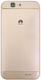 Задня кришка корпусу Huawei Ascend G7 зі склом камери Original Gold - фото Задня кришка корпусу Huawei Ascend G7 зі склом камери Original Gold