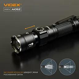 Ліхтарик Videx VLF-A105Z 1200Lm 5000K - мініатюра 8