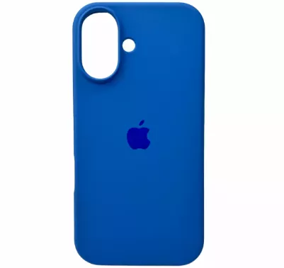 Чехол Silicone Case Full для Apple iPhone 16 Royal Blue - фото 1