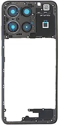 Рамка корпусу Motorola Moto G15 XT2521-3 / Moto G15 Power XT2521-5 зі склом камери Gravity Grey