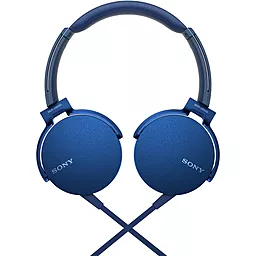Навушники Sony MDR-XB550AP Blue - мініатюра 3