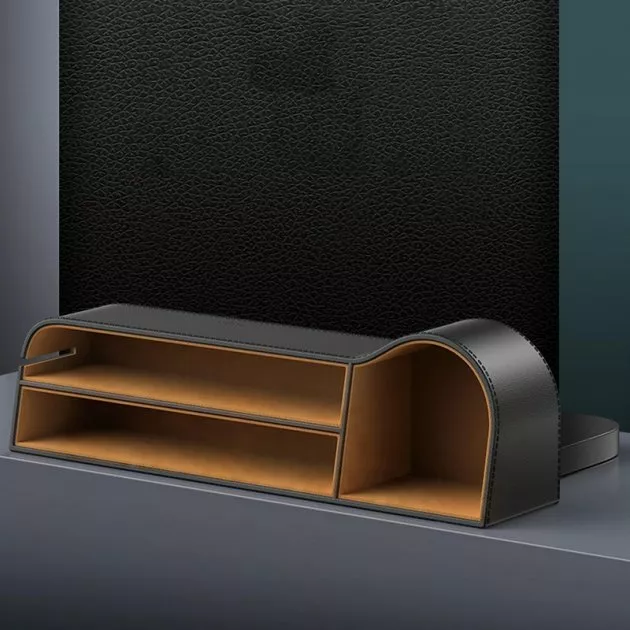 Автомобильный органайзер Baseus Elegant Car Storage Box Black (CRCWH-01) - фото 4