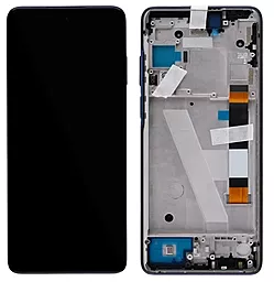 Дисплей Motorola Edge 2021 (XT2141) с тачскрином и рамкой, оригинал, Stellar Blue - фото Дисплей Motorola Edge 2021 (XT2141) с тачскрином и рамкой, оригинал, Stellar Blue