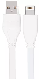 Кабель Momax GO LINK Basic USB-A - Lightning 12w 2.4a 1м cable White (DL7W) - фото Кабель Momax GO LINK Basic USB-A - Lightning 12w 2.4a 1м cable White (DL7W)