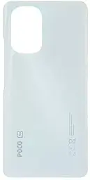 Задняя крышка корпуса Xiaomi Poco F3 с логотипом "Poco" Arctic White - фото Задняя крышка корпуса Xiaomi Poco F3 с логотипом "Poco" Arctic White