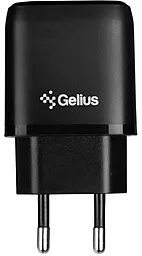 Сетевое зарядное устройство с быстрой зарядкой Gelius Pro X-Duo 20w PD/QC3.0 USB-C/USB-A ports fast charger black (GP-HC014) - миниатюра 2