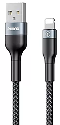 Кабель Remax Sury 2 USB-A - Lightning 12w 2.4a 1м cable Black (RC-064i) - фото Кабель Remax Sury 2 USB-A - Lightning 12w 2.4a 1м cable Black (RC-064i)