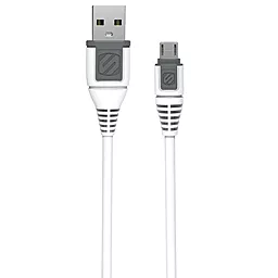 Кабель USB Scosche syncABLE™ micro USB 3 м. White / Grey (USBM10WT) - миниатюра 2