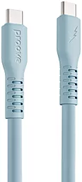 Кабель Proove Eternal USB Type-C - Type-C 60w 3a 2м PD cable light Blue - фото Кабель Proove Eternal USB Type-C - Type-C 60w 3a 2м PD cable light Blue