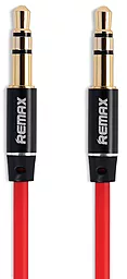 Аудиокабель Remax mini-Jack (3.5 mm) - mini-Jack (3.5 mm) 1 м Red (RL-L100)