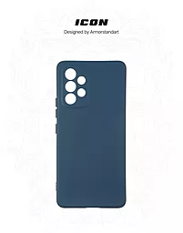 Чехол ArmorStandart ICON Case для Samsung Galaxy A53  Dark Blue (ARM61657) - миниатюра 3
