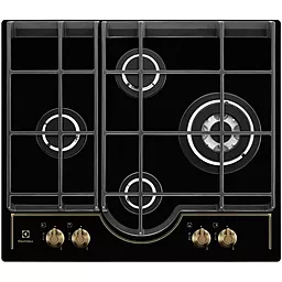 Варочная поверхность газовая Electrolux GPE363RBK - фото Варочная поверхность газовая Electrolux GPE363RBK