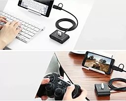 USB Type-C + USB-A хаб Ugreen CR113 black - мініатюра 8 USB Type-C + USB-A хаб Ugreen CR113 black - мініатюра 8