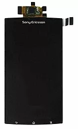 Дисплей Sony Xperia Active S T17i с тачскрином, оригинал, Black - фото Дисплей Sony Xperia Active S T17i с тачскрином, оригинал, Black