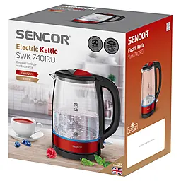 Kettle/glass SENCOR SWK 7401RD - миниатюра 7 Kettle/glass SENCOR SWK 7401RD - миниатюра 7