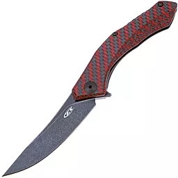 Нож ZT 0460RDBW black-red