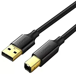 Кабель (шлейф) Ugreen US135 USB 2.0 AM/BM 3м чёрный (10351) - фото Кабель (шлейф) Ugreen US135 USB 2.0 AM/BM 3м чёрный (10351)