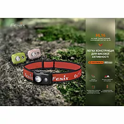 Налобний ліхтарик Fenix HL16 AAA Green - мініатюра 7 Налобний ліхтарик Fenix HL16 AAA Green - мініатюра 7