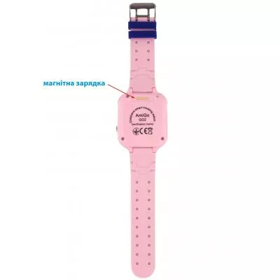 Смарт-часы AmiGo GO002 iP67 Pink - фото 10