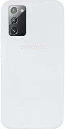 Чехол Epik Silicone Cover Full Protective (AA) Samsung N980 Galaxy Note 20 White
