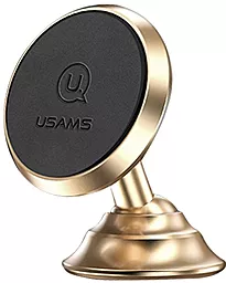 Автодержатель магнитный Usams US-ZJ023 Gold