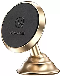 Держатель магнитный Usams US-ZJ023 Gold - фото Держатель магнитный Usams US-ZJ023 Gold