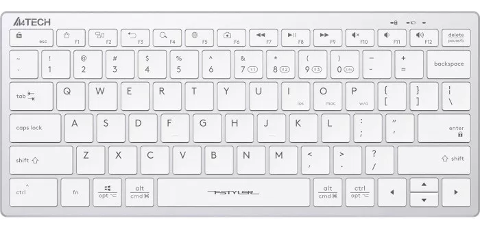Клавиатура A4Tech Fstyler FBX51C White - фото 2
