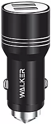 Автомобильное зарядное устройство Walker WCR-21 15w 2xUSB-A ports car charger black - фото Автомобильное зарядное устройство Walker WCR-21 15w 2xUSB-A ports car charger black
