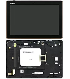 Дисплей для планшету Asus ZenPad 10 Z301ML (відстань від фронтальної камери до краю 6мм, #TV101WXM-NU5) + Touchscreen with frame Black, Gold - фото Дисплей для планшету Asus ZenPad 10 Z301ML (відстань від фронтальної камери до краю 6мм, #TV101WXM-NU5) + Touchscreen with frame Black, Gold