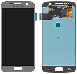 Дисплей Samsung Galaxy S7 G930 з тачскріном, (OLED), Silver