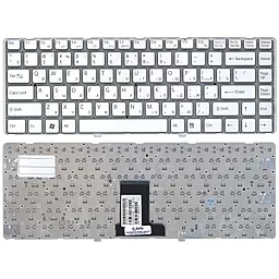 Клавіатура для ноутбуку Sony VPC-EA series біла