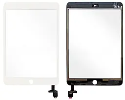 Сенсор (тачскрин) Apple iPad Mini 3 Retina (A1599, A1600) White - фото Сенсор (тачскрин) Apple iPad Mini 3 Retina (A1599, A1600) White