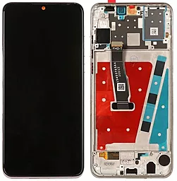 Дисплей Huawei P30 Lite, Nova 4e (48 MP) с тачскрином и рамкой, оригинал, White - фото Дисплей Huawei P30 Lite, Nova 4e (48 MP) с тачскрином и рамкой, оригинал, White