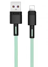 Кабель USB XO NB-Q166 25w 5a Lightning cable green
