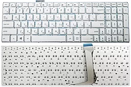 Клавіатура для ноутбуку Asus E502MA E502SA series без рамки біла