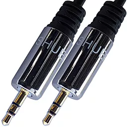 Аудіо кабель Shuer AUX mini Jack 3.5mm M/M Cable 1 м black