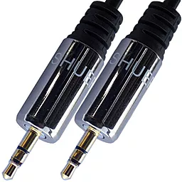 Аудио кабель Shuer AUX mini Jack 3.5mm M/M Cable 1 м black - фото Аудио кабель Shuer AUX mini Jack 3.5mm M/M Cable 1 м black