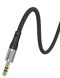 Аудио кабель Hoco UPA26 AUX mini Jack 3.5 мм - USB Type-C M/M cable 1 м black - миниатюра 5