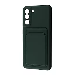 Чехол Wave Colorful Pocket для Samsung Galaxy S21 FE (G990B) Dark Green