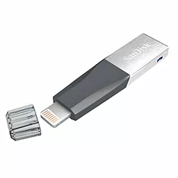 Флешка SanDisk iXpand Mini 64 Gb, USB 3.0/Lightning for Apple (SDIX40N-064G-GN6NN) - миниатюра 2